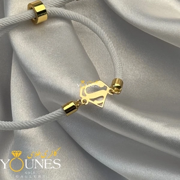 دستبند سوپرمن طلا لیزری